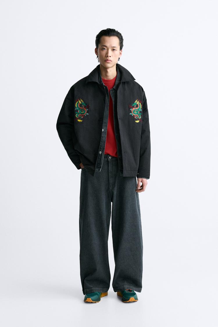 Zara dragon jacket sales